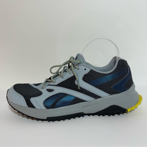 Reebok Men’s Gray Black Lavante Terrain Running Shoe Athletic Sneakers 11.5 - Picture 2 of 13